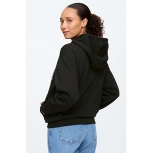 Gap V-Gap Logo Fleece Herıtage Fz Hd 678782 Hoodie Kapüşonlu Fermuarlı Kadın Sweatshirt