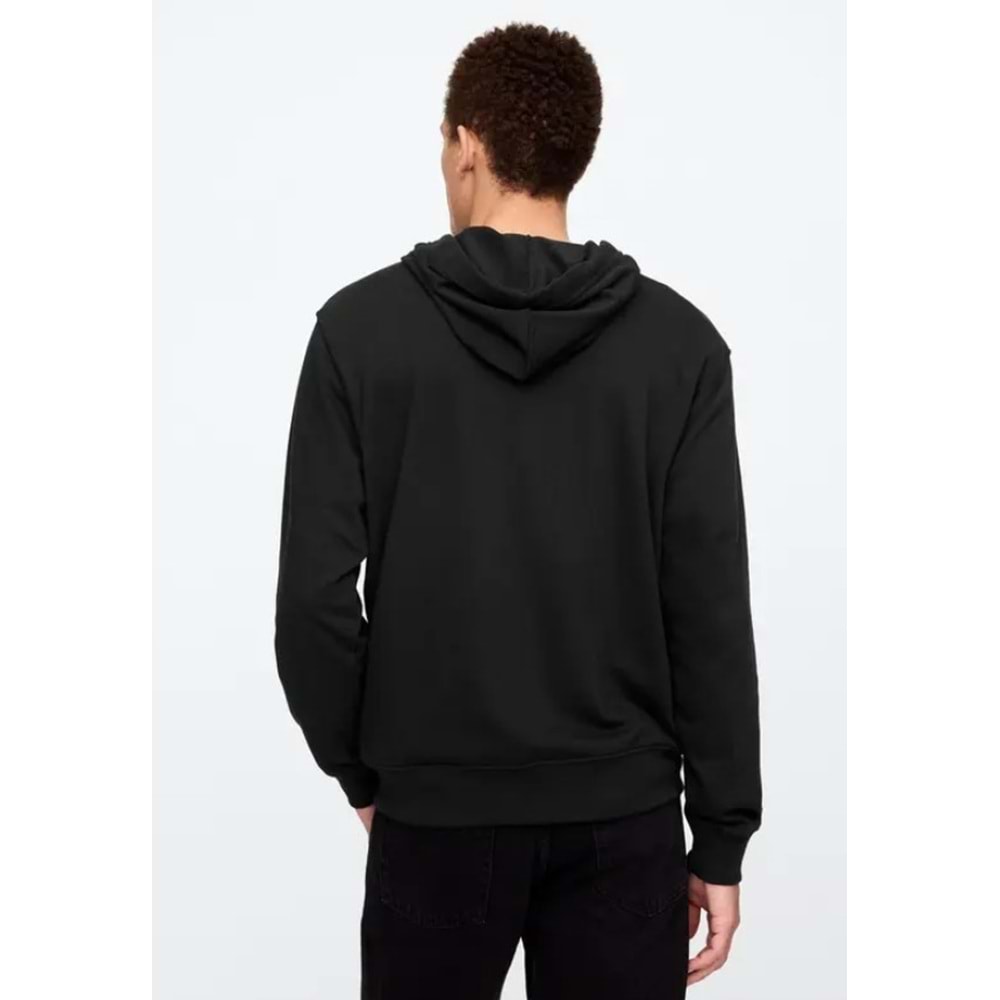 Gap V-Frch Ft Herıtage Logo Po Fz - 868454002 Erkek Kapüşonlu Fermuarlı Sweatshirt