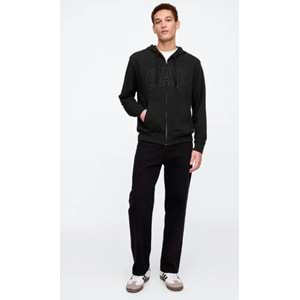 Gap V-Frch Ft Herıtage Logo Po Fz - 868454002 Erkek Kapüşonlu Fermuarlı Sweatshirt