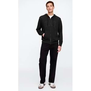 Gap V-Frch Ft Herıtage Logo Po Fz - 868454002 Erkek Kapüşonlu Fermuarlı Sweatshirt