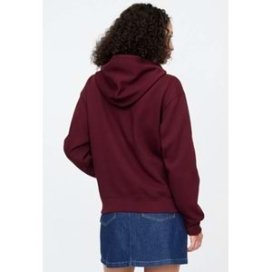 Gap V-Gap Logo Fleece Herıtage Fz Hd 678782 Hoodie Kapüşonlu Fermuarlı Kadın Sweatshirt