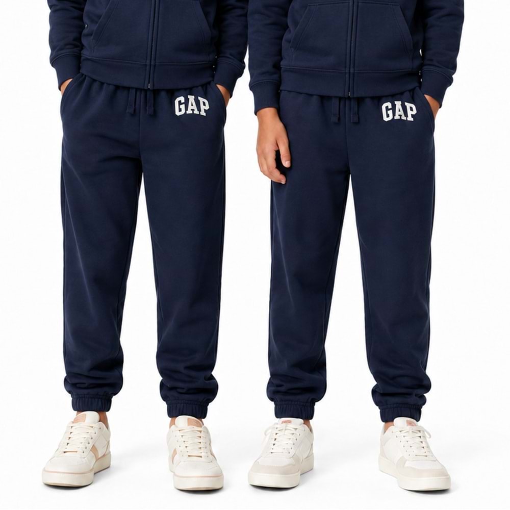 Gap V-Frch Ft Bas Heritage Gap Logo Baskılı Çocuk Eşofman Altı