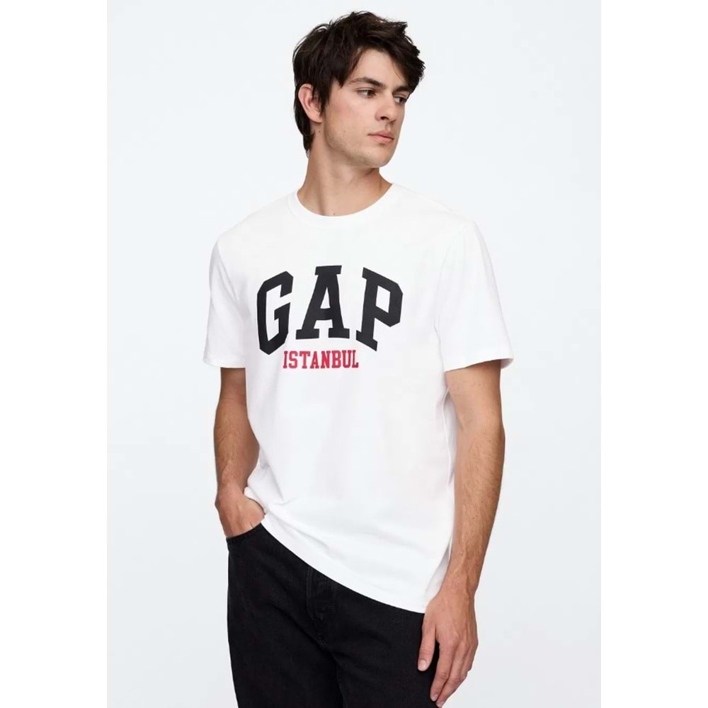 Gap V-Frch Gap İstanbul - 745261000 Kısa Kol Tişört Erkek T-Shirt