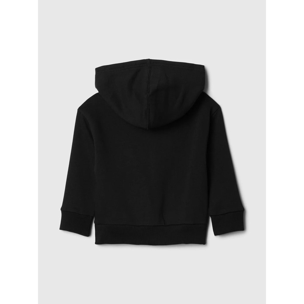 Gap V-Bas Heritage Gap Logo Baskılı Kapüşonlu Çocuk Sweatshirt