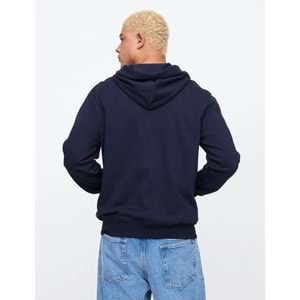 Gap V-Heritage Gap Logo Fz 851516 Erkek Kapüşonlu Fermuarlı Sweatshirt