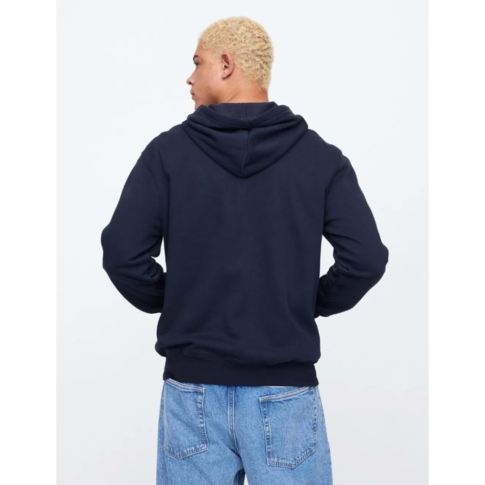 Gap V-Heritage Gap Logo Fz 851516 Erkek Kapüşonlu Fermuarlı Sweatshirt