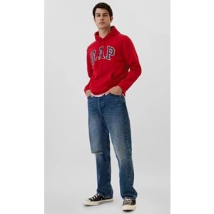 Gap V-Heritage Gap Logo SNL 674148 Erkek Kapüşonlu Sweatshirt