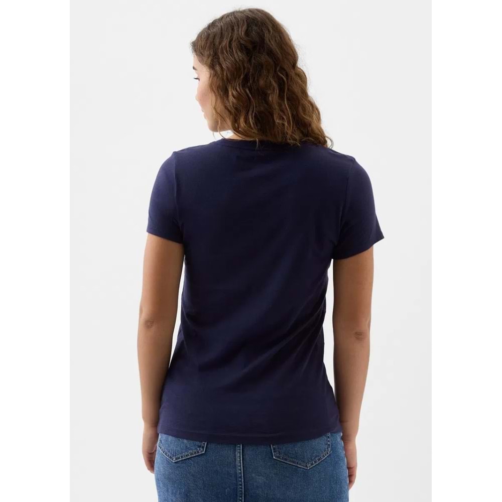 Gap Logo T-Shirt 729555000 V-Gap Ss Clsc Tee Kadın Tişört
