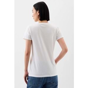 Gap Logo T-Shirt 729555000 V-Gap Ss Clsc Tee Kadın Tişört