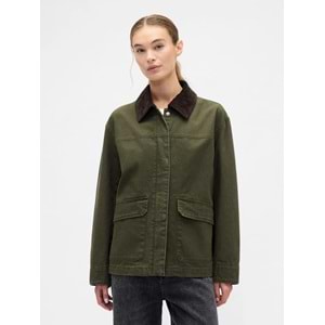 Gap Relaxed Canvas Barn 791285 Kadın Ceket