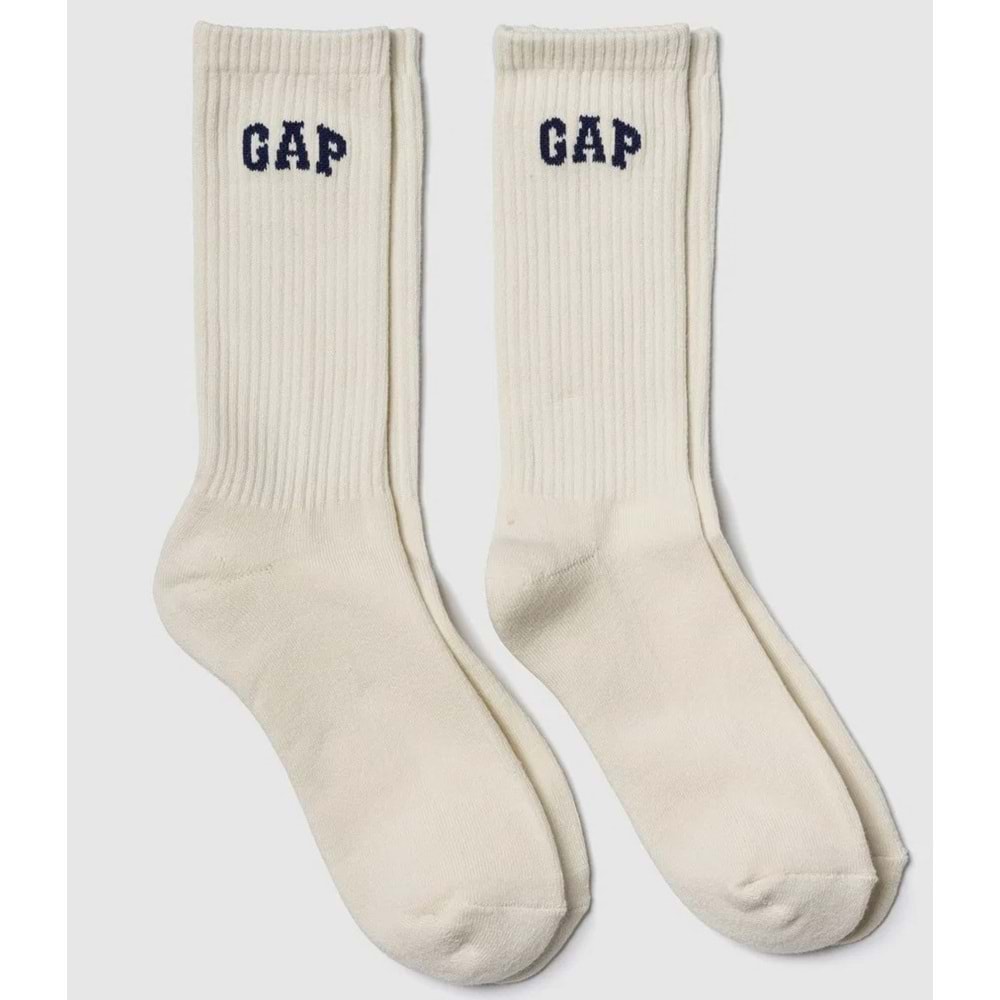 Gap Studio Crew Çorap (2'li) Gap Logo Unisex Çorap