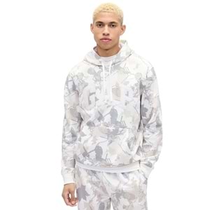 Gap 821645 Kamuflaj Logo Erkek Kapüşonlu Sweatshirt
