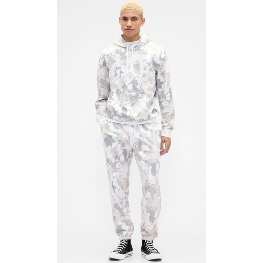 Gap 821659 Relaxed Kamuflaj Logo Jogger Erkek Eşofman Altı