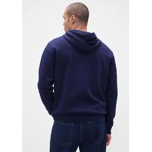 Gap 323141835 Relaxed Gap Mini-Logo Sweatshirt Erkek Kapüşonlu Sweatshirt