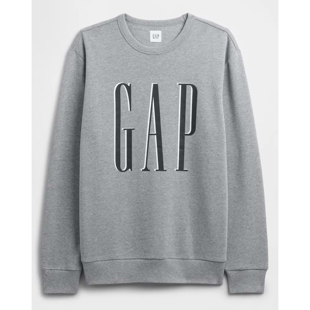 Gap 645634 Gap Logo Fleece Sweatshirt Erkek Sweatshirt