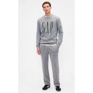 Gap 645634 Gap Logo Fleece Sweatshirt Erkek Sweatshirt