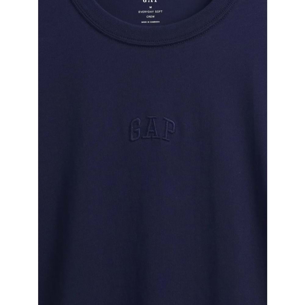 Gap Everyday Soft Gap Mini Logo T-Shirt 799323 Kısa Kol Tişört Erkek T-Shirt