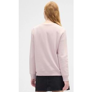 Gap Relaxed Gap Logo 800444 Bisiklet Yaka Fleece Sweatshirt Kadın Sweatshirt