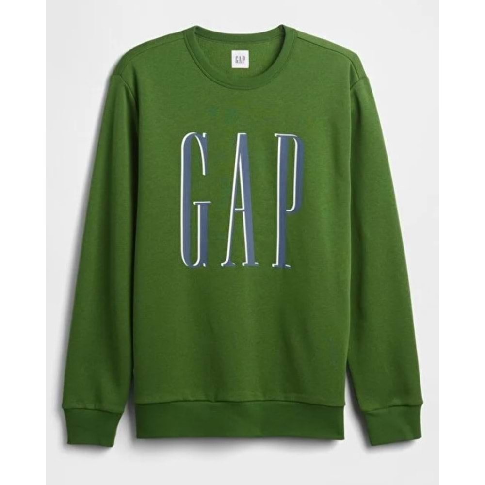 Gap 645634 Gap Logo Fleece Sweatshirt Erkek Sweatshirt