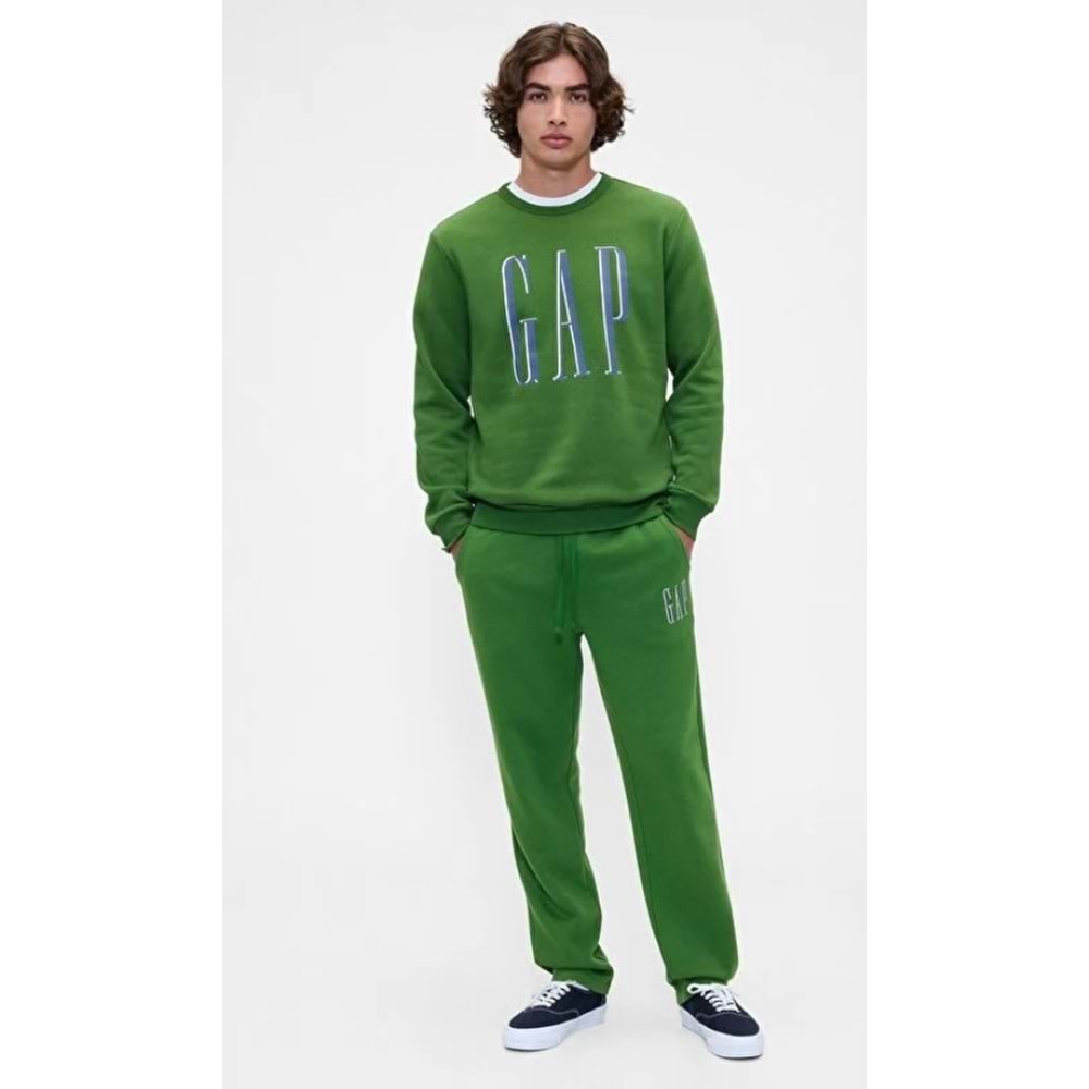 Gap 645634 Gap Logo Fleece Sweatshirt Erkek Sweatshirt