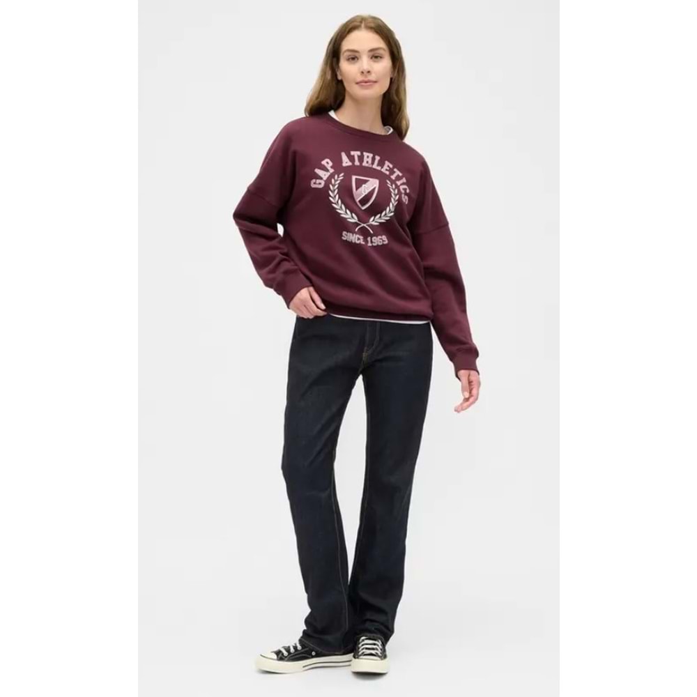 Gap 800457 Oversized Gap Grafik Sweatshirt Kadın Sweatshirt