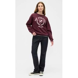 Gap 800457 Oversized Gap Grafik Sweatshirt Kadın Sweatshirt