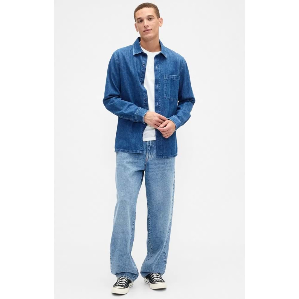 Gap Everyday Soft Gap Mini Logo T-Shirt 799323 Kısa Kol Tişört Erkek T-Shirt