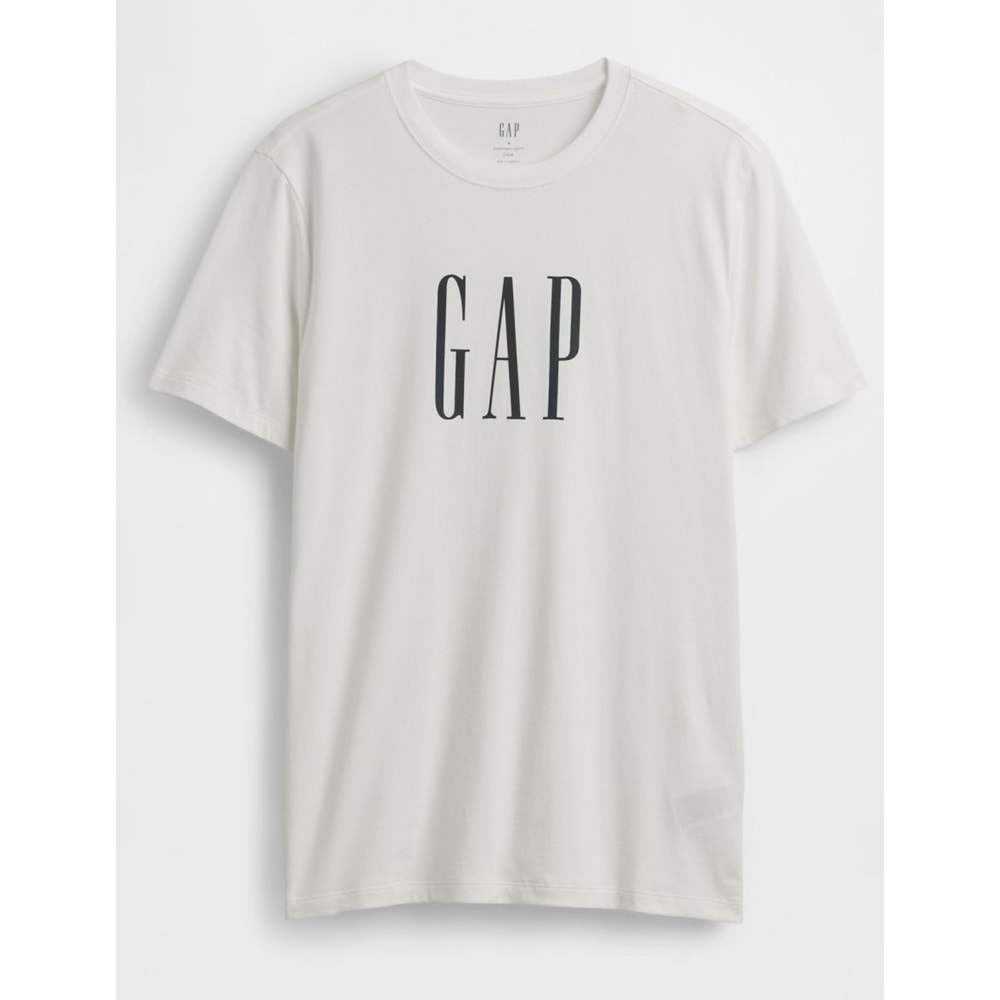 Gap SS26 V-Everyday Soft Corp Logo Tee 889543 Kısa Kol Tişört Erkek T-Shirt