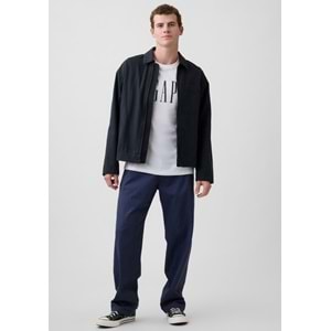 Gap SS26 V-Everyday Soft Corp Logo Tee 889543 Kısa Kol Tişört Erkek T-Shirt