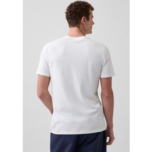 Gap SS26 V-Everyday Soft Corp Logo Tee 889543 Kısa Kol Tişört Erkek T-Shirt