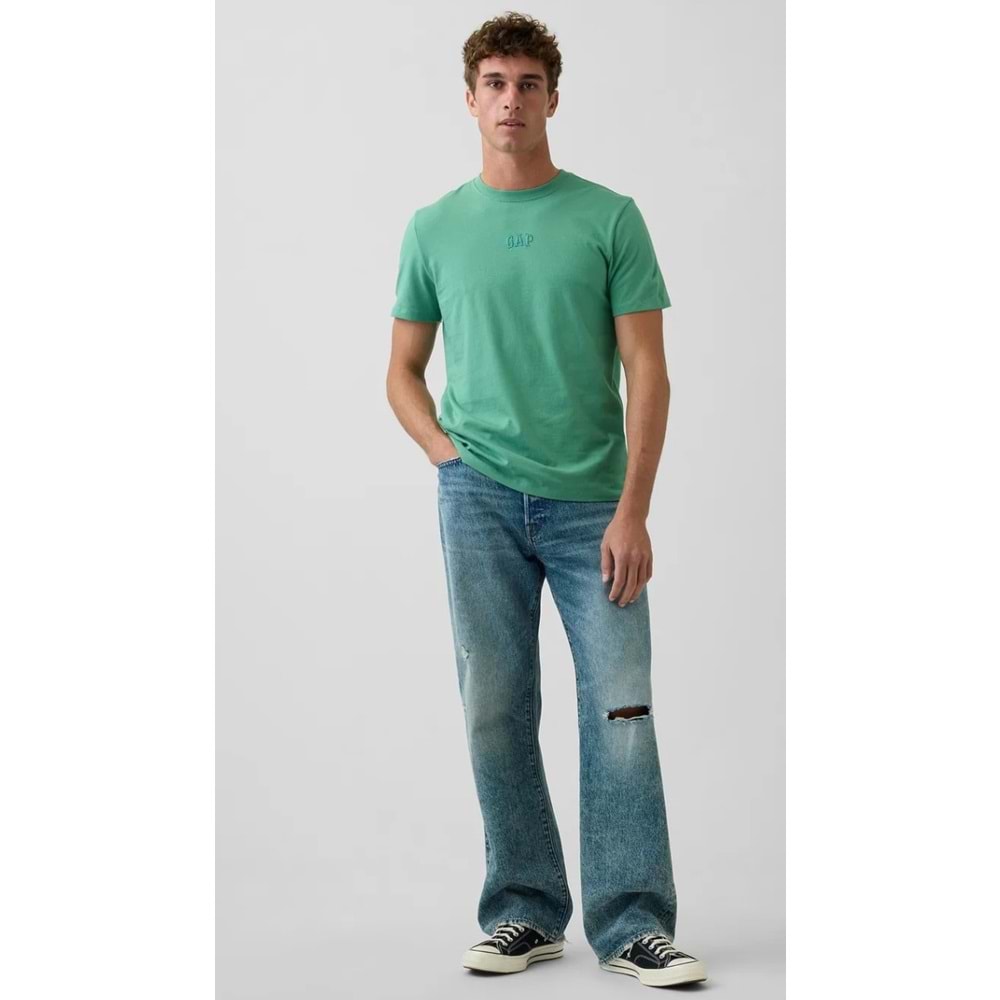 Gap Everyday Soft Gap Mini Logo T-Shirt 799323 Kısa Kol Tişört Erkek T-Shirt