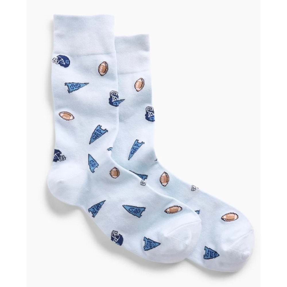 Gap Desenli Unisex Çorap