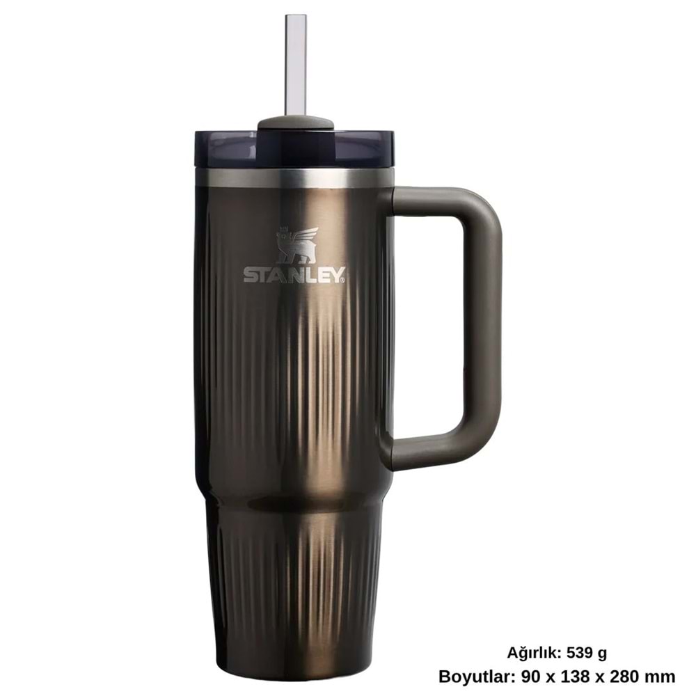 Stanley Quencher® H2.0 Fluted Tumbler Pipetli Termos Bardak 0.89 LT Pipetli Matara