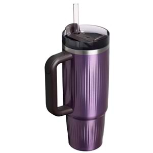 Stanley Quencher® H2.0 Fluted Tumbler Pipetli Termos Bardak 0.89 LT Pipetli Matara