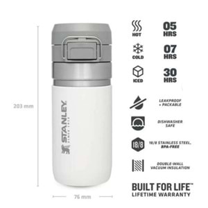 Stanley Go Quick Flip Water Bottle 0.47L Termos Kupa Bardak Matara