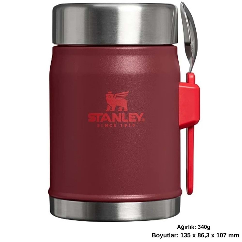 Stanley Classic Legendary Kaşıklı Yemek Termosu 0.4L Termos Kamp Matara
