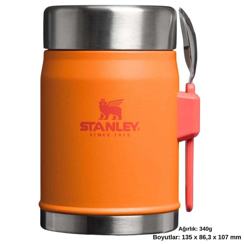 Stanley Classic Legendary Kaşıklı Yemek Termosu 0.4L Termos Kamp Matara