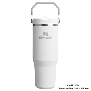 Stanley The IceFlow Flip Straw Pipetli Termos Bardak 0.89 LT Matara