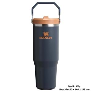 Stanley The IceFlow Flip Straw Pipetli Termos Bardak 0.89 LT Matara