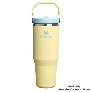 Stanley The IceFlow Flip Straw Pipetli Termos Bardak 0.89 LT Matara
