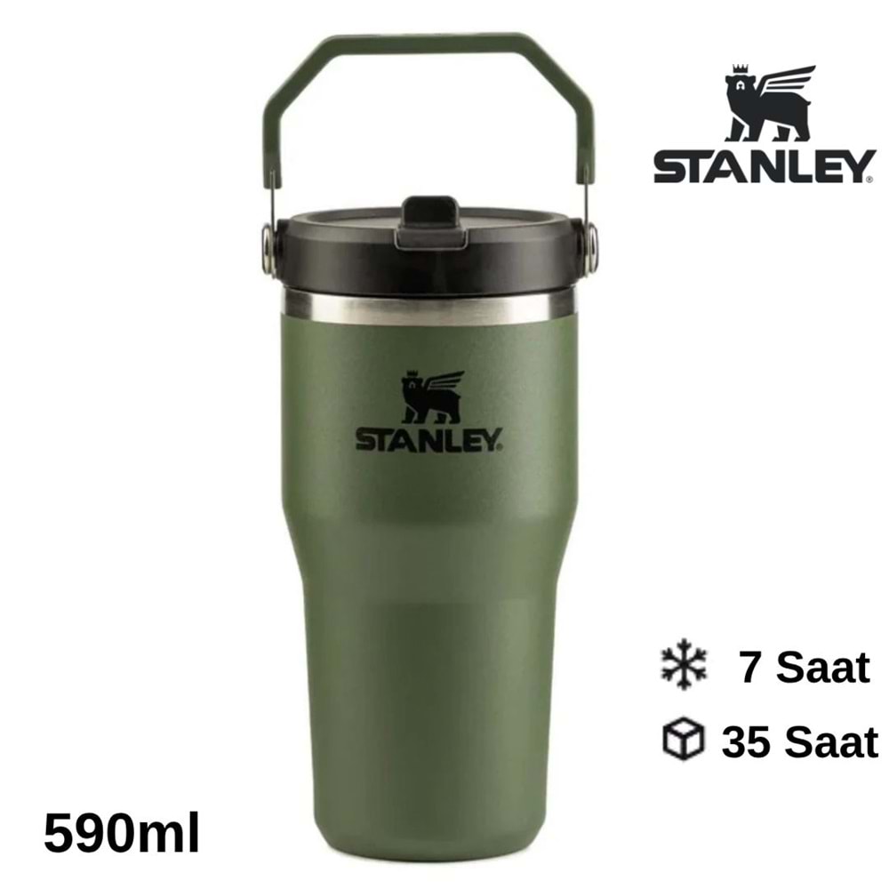 Stanley The IceFlow Flip Straw Pipetli Termos Bardak 0.59 LT Matara