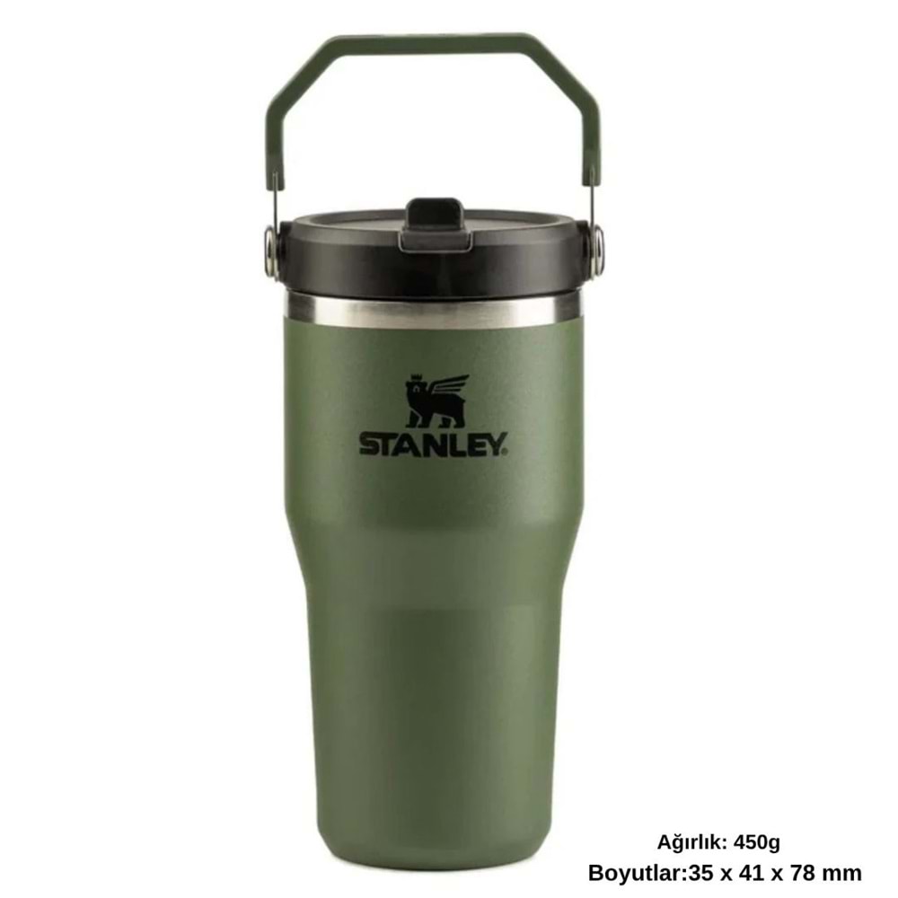 Stanley The IceFlow Flip Straw Pipetli Termos Bardak 0.59 LT Matara