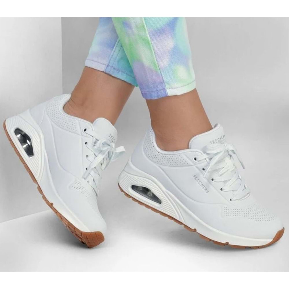 Skechers Uno Stand On Aır 73690-WHT Unisex Spor Ayakkabı