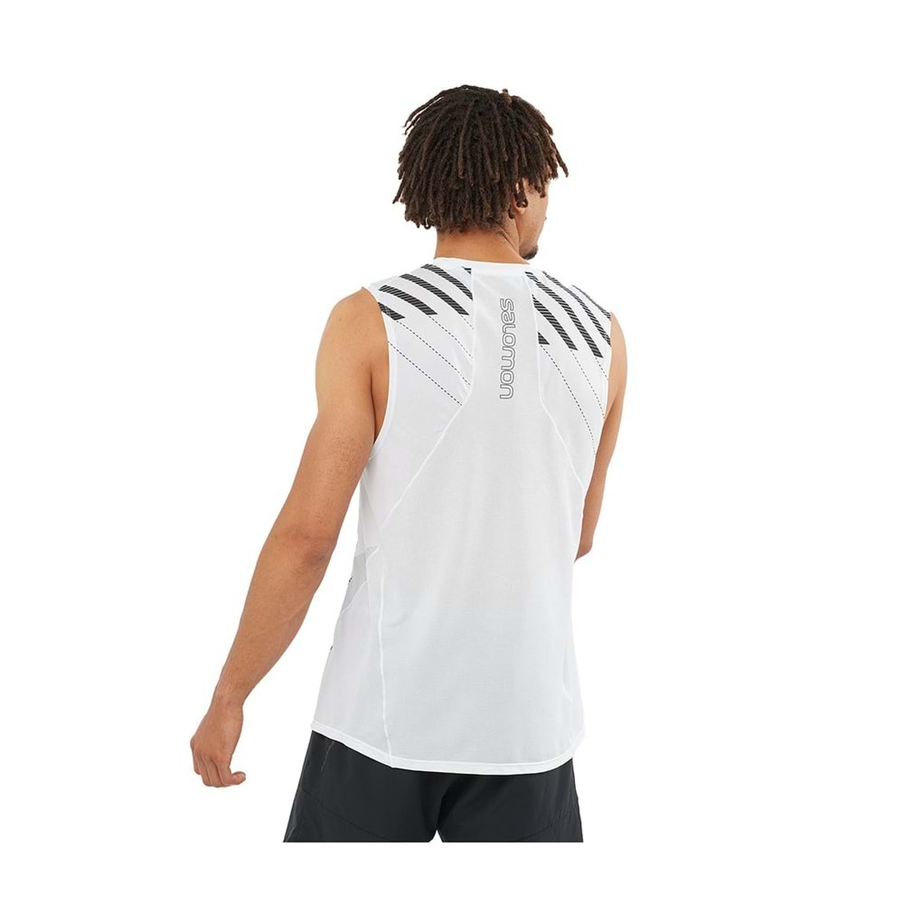 Salomon LC1744000 Sense Aero Trail Tank M Erkek Atlet Sıfır Kol Forma