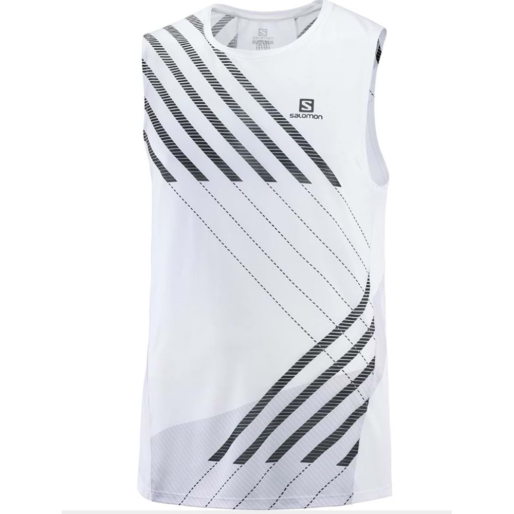 Salomon LC1744000 Sense Aero Trail Tank M Erkek Atlet Sıfır Kol Forma