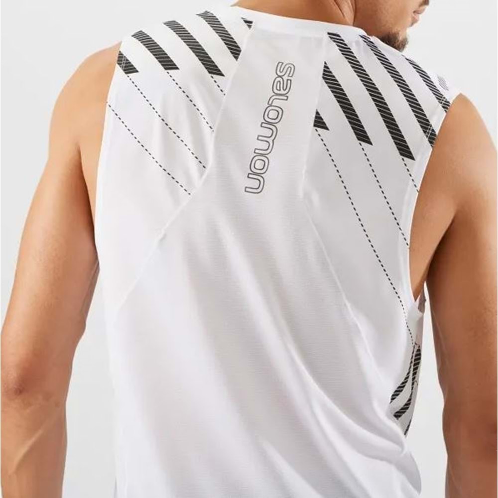 Salomon LC1744000 Sense Aero Trail Tank M Erkek Atlet Sıfır Kol Forma