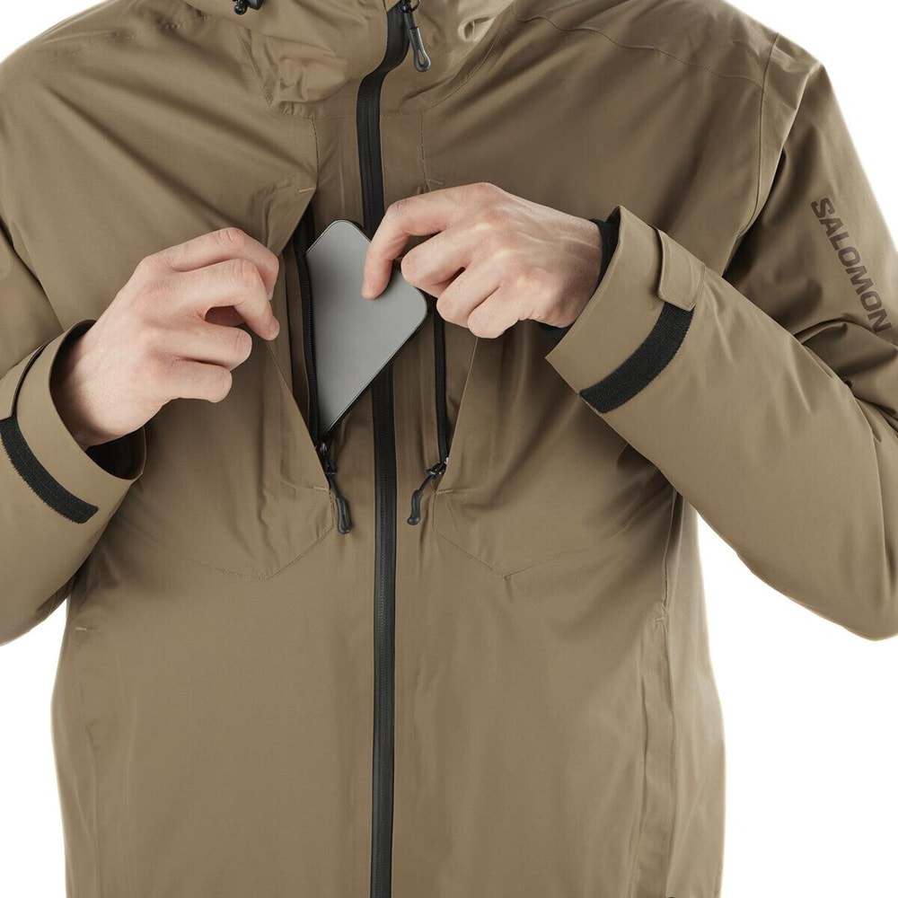 Salomon LC2353100 Patroller 3ın1 Down 600 Dolum Kaz Tüyü Erkek Mont