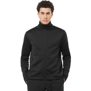 Salomon LC2300800 Sntial Midfleece Fz Jacket Erkek Polar Fermuarlı Sweatshirt