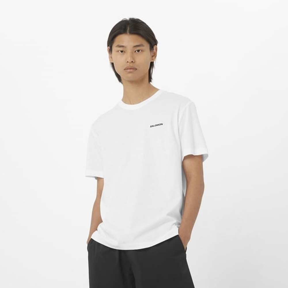 Salomon Logo Tee Men Erkek T-Shirt LC2526400 Erkek Tişört