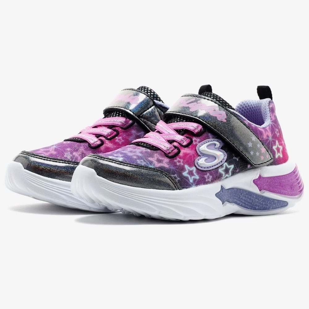 Skechers Star Sparks 302324N-BKMTOrtopedik Işıklı Çocuk Spor Ayakkabı